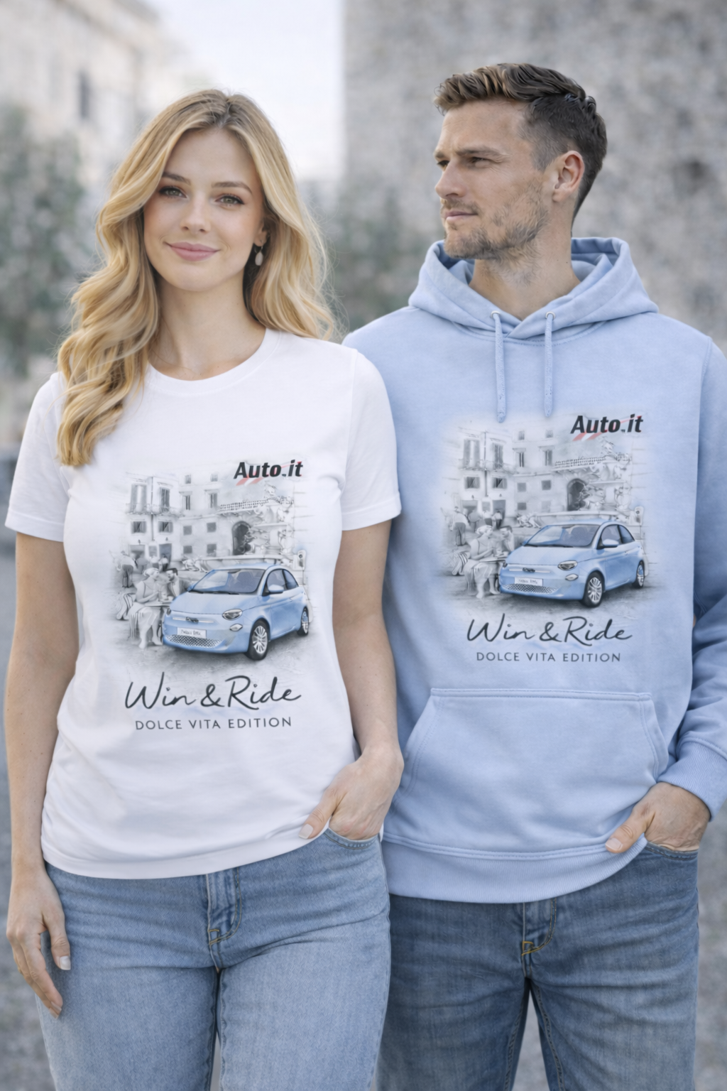 Duo Dolce Vita Edition Limitée - 1 T-shirt / 1 Sweatshirt